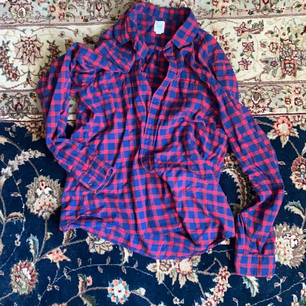 GAP button down Shirt Sz L